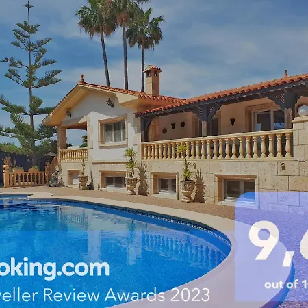 Villa Tres Palmeras En Alfaz Del Pi , Albir, Benidorm *